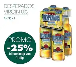 Prik en Tik Desperados virgin aanbieding