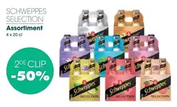 Prik en Tik Schweppes selection aanbieding