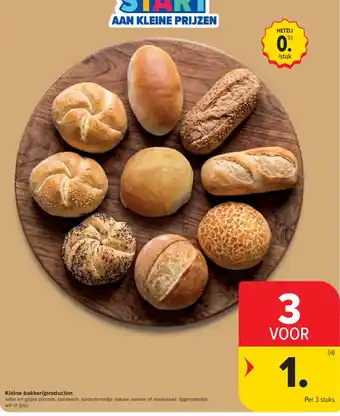 Kleine bakkerijproducten