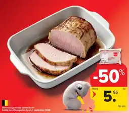 Carrefour Market Varkensruggebraad zonder been aanbieding