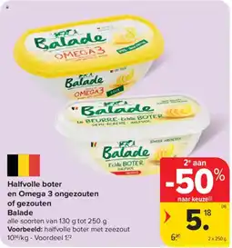 Carrefour Market Halfvolle boter en Omega 3 aanbieding