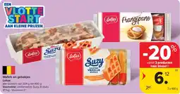 Carrefour Market Wafels en gebakjes Lotus aanbieding