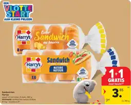 Carrefour Market Sandwiches Harrys aanbieding