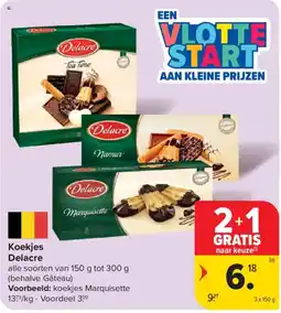 Carrefour Market Koekjes Delacre aanbieding