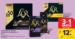 Carrefour Market Koffiebonen of -capsules L'Or aanbieding