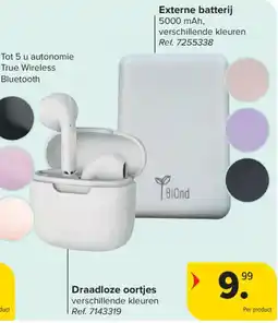Carrefour Market Draadloze oortjes aanbieding