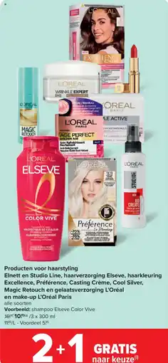 Carrefour Market Producten voor haarstyling aanbieding