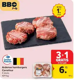 Carrefour Market Ardense hamburgers Carrefour aanbieding