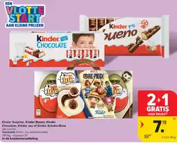 Carrefour Market kinder surprise, kinder bueno, kinder chocolate, kinder joy of kinder schoko-bons aanbieding