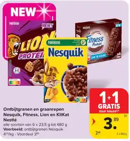 Carrefour Market Ontbijtgranen en graanrepen aanbieding