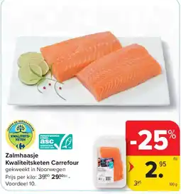 Carrefour Market Zalmhaasje aanbieding