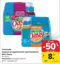 Carrefour Market Limonade Mini Oasis aanbieding