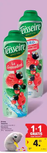 Carrefour Market Siroop Teisseire aanbieding