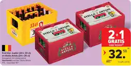 Carrefour Market Krat bier Jupiler en Stella Artois aanbieding