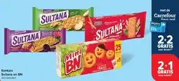 Carrefour Market Koekjes Sultana en BN alle soorten aanbieding