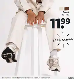 Wibra Broek aanbieding