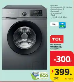 Carrefour Wasmachine TCL aanbieding