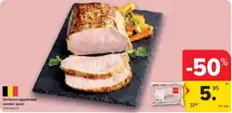 Carrefour Varkensruggebraad zonder been aanbieding