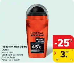 Carrefour deodorant thermic resist aanbieding