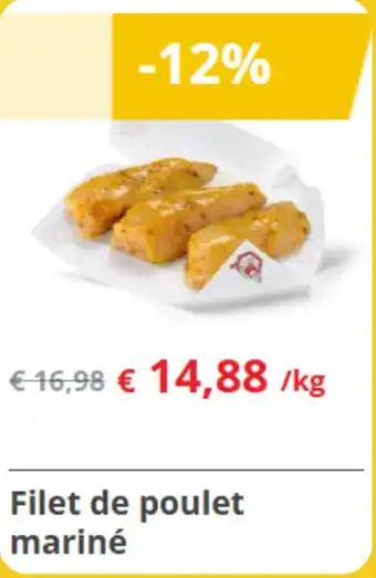 Filet de poulet mariné