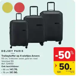 Carrefour Trolleykoffer op 4 wieltjes Anvers aanbieding