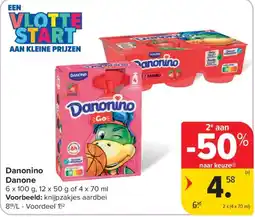 Carrefour Danonino Danone aanbieding