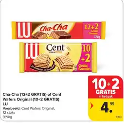 Carrefour Cha-Cha of Cent Wafers Original aanbieding