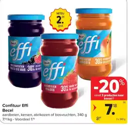 Carrefour Confituur Effi aanbieding