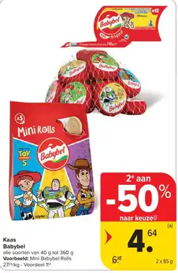 Carrefour Kaas Babybel aanbieding