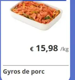 Renmans Gyros de porc aanbieding