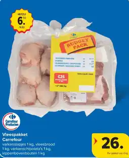 Carrefour Vleespakket Carrefour aanbieding