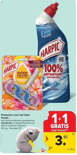 Carrefour Producten voor het toilet Harpic aanbieding