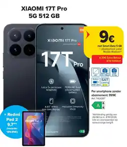 Carrefour Xiaomi 17T pro aanbieding