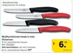 Carrefour Multifunctioneel mesje in inox Victorinox aanbieding