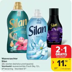 Carrefour Wasverzachter Silan aanbieding
