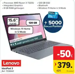Carrefour Lenovo IdeaPad 3 aanbieding