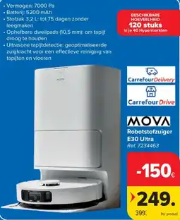 Carrefour Mova robotstofzuiger e30 ultra aanbieding