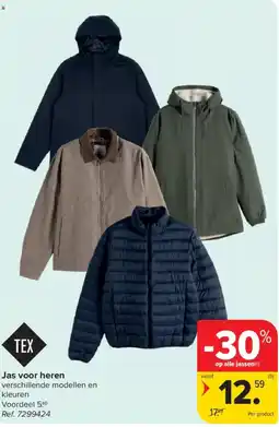 Carrefour Jas voor heren aanbieding