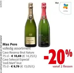 Colruyt Mas Pere volledig assortiment aanbieding