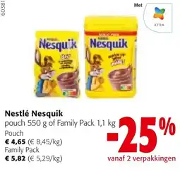 Colruyt Nestlé Nesquik aanbieding