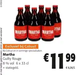 Colruyt Martha Guilty Rouge aanbieding
