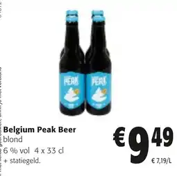 Colruyt Belgium peak beer blond aanbieding