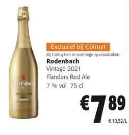 Colruyt Rodenbach vintage 2021 aanbieding