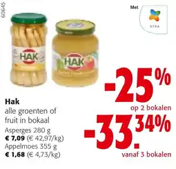 Colruyt Hak alle groenten of fruit in bokaal aanbieding