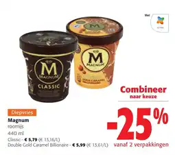 Colruyt Magnum roomijs aanbieding