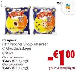 Colruyt Pasquier Pitch brioches aanbieding