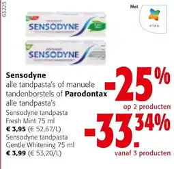 Colruyt Sensodyne tandpasta aanbieding