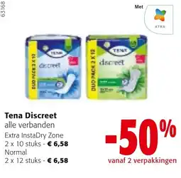 Colruyt Tena Discreet alle verbanden aanbieding