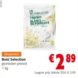 Colruyt Boni Selection gesneden preiwit aanbieding