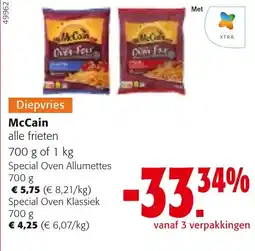 Colruyt Diepvries McCain alle frieten aanbieding